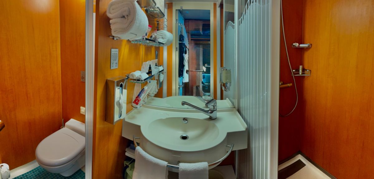 Kabinenfoto - auf Norwegian Jade - Meerblickkabine - Nummer 5546 - Kreuzfahrt Mittelamerika - 2026 - Bild 2